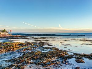 Sunset in Rimouski, Que. by St. Lawrence River