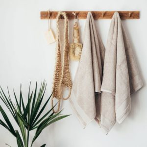 salon decor ideas bamboo fiber towels