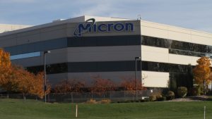 Chip stocks fall as Micron outlook signals easing demand