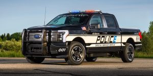 Ford Reveals F-150 Lightning Pro SSV, the EV Truck's Police Model