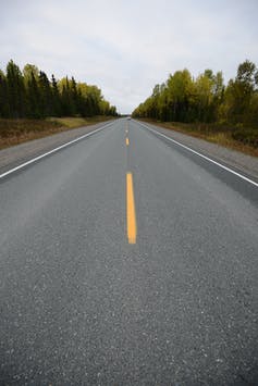 A road extending into the distance.