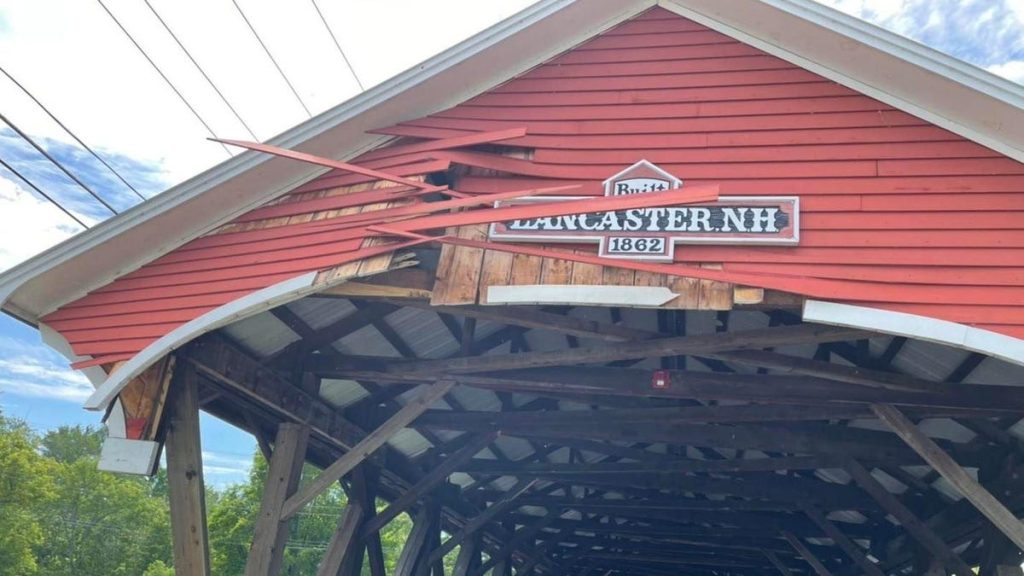 People Won't Stop Smashing Into Lancaster, NH's Adorable Covered Bridge