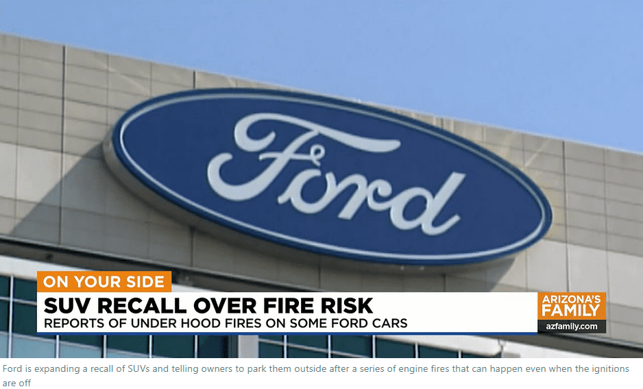 SUV owners warned to park outside over fire risk