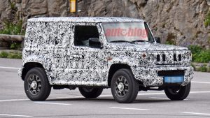 Suzuki Jimny four-door caught in new spy photos