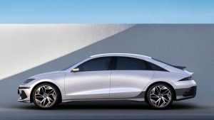 The 2023 Hyundai Ioniq 6 Is a 320-HP Electric Sedan With Funky Teardrop Styling