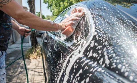 Washing a Car