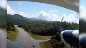 Video shows pilot landing stricken small plane on highway