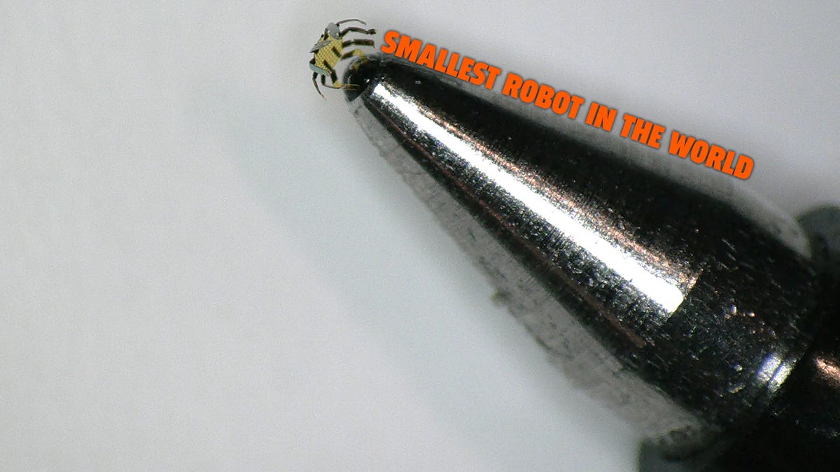 World’s Smallest Remote-Control Robot Can Stand on the Tip of a Ballpoint Pen