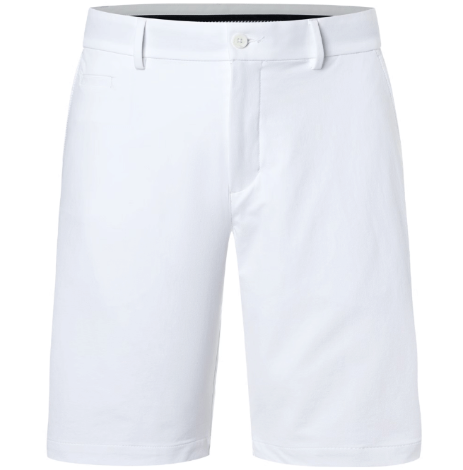 white golf shorts