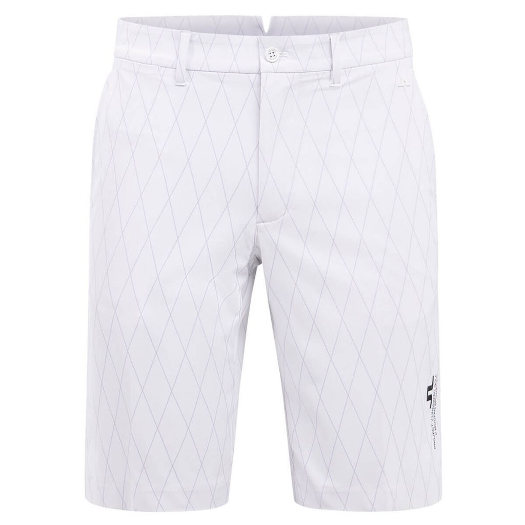 white golf shorts