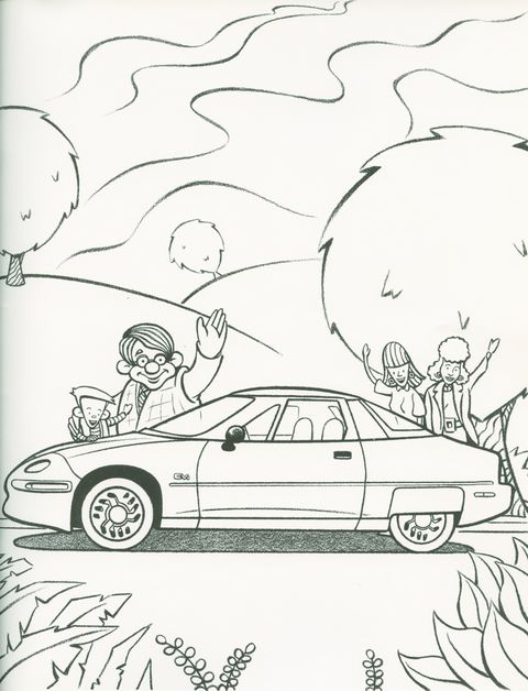 gm ev1 kids' book daniel and his electric car