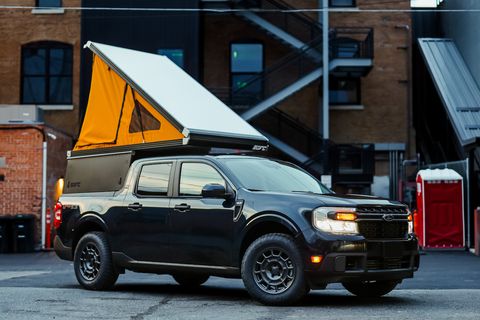 2022 ford maverick with gfc platform camper