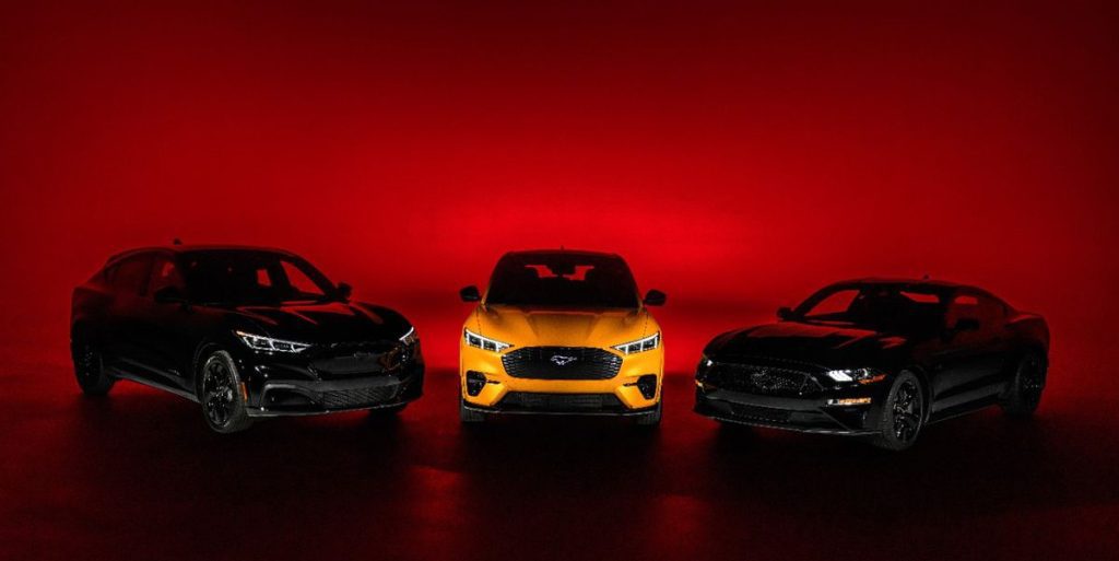 2022 Ford Mustang and 2023 Mach-E Get Darker with Nite Pony Package
