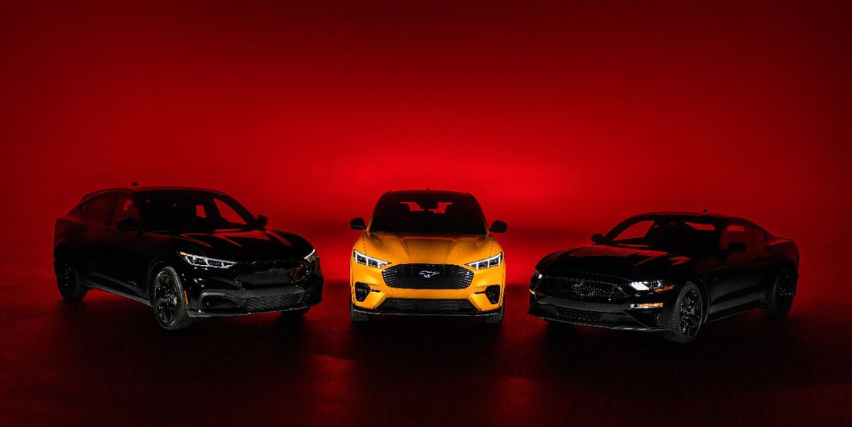 2022 Ford Mustang and 2023 Mach-E Get Darker with Nite Pony Package