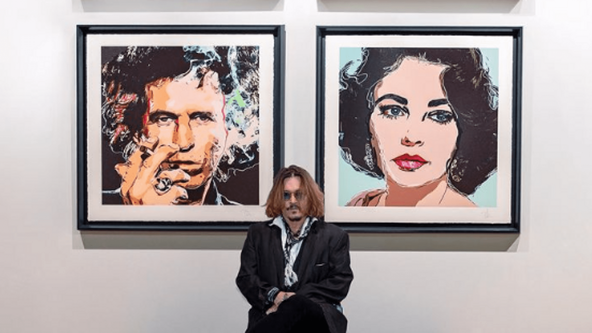 Actor and Artist: Johnny Depp sells $3.6 million worth of his pop-art portraits