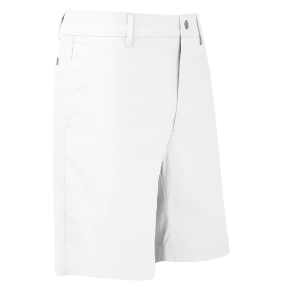 white golf shorts