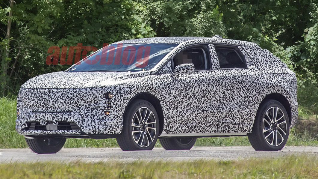 Cadillac compact EV smaller than Lyriq appears in spy photos