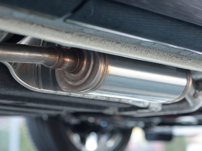 A new exhaust system with a catalytic converter