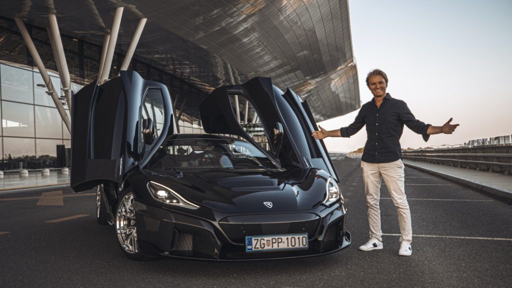 F1 champ Nico Rosberg takes delivery of Rimac Nevera #001