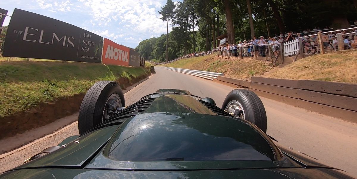 Listen to God's Own Engine, the BRM V16, Screaming up a Hill-Climb