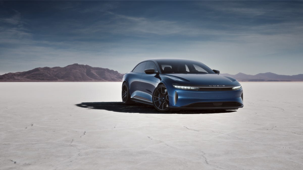 Lucid Air Sapphire Is the 1,200-HP Answer to the Tesla Model S Plaid