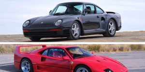 Porsche 959 or Ferrari F40? Take Your Choice of Today's Bring a Trailer Picks