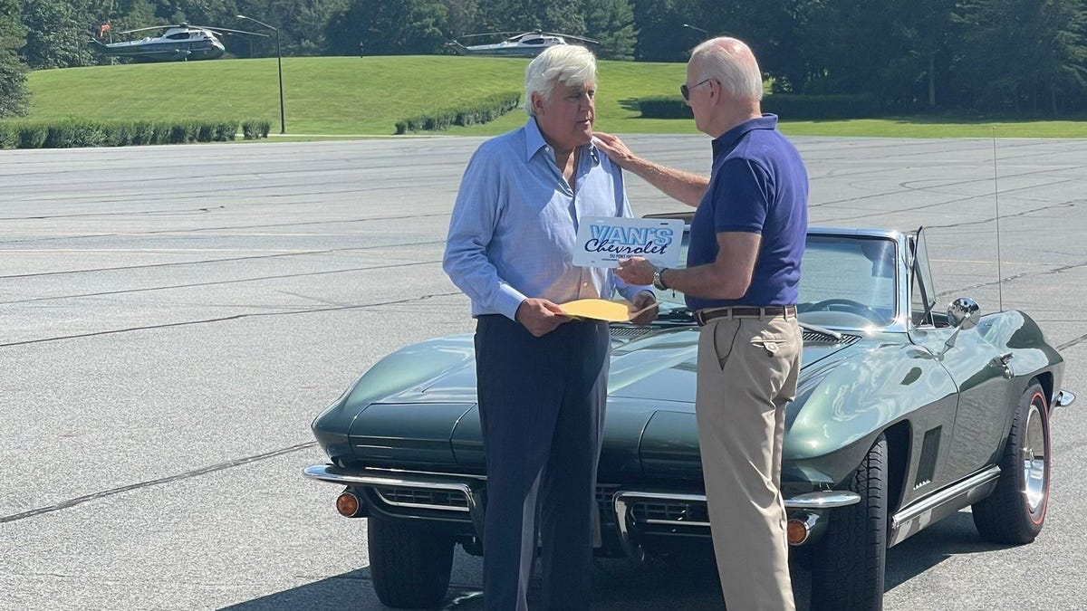 President Biden Drives His 1967 C2 Corvette on Jay Leno's Garage