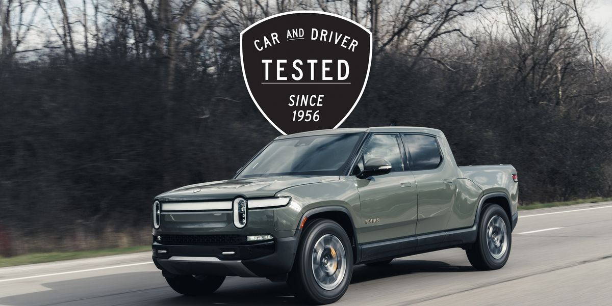 Rivian R1T on Street Tires Went 60 Miles Farther in Our Highway Range Test