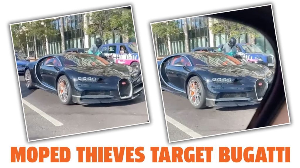 Thieves Smash Bugatti Chiron With Hammers in London