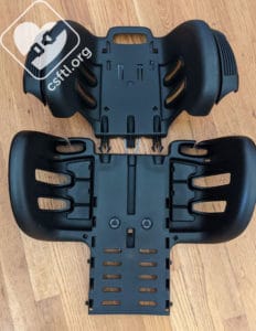 Evenflo GoTime headrest assembly