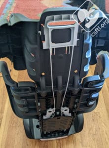 Evenflo GoTime backrest assembly