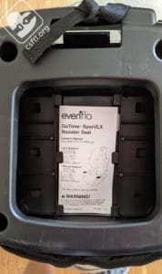 Evenflo GoTime manual storage