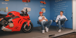 Watch Carl Fogarty and Alex Riley interviews at The Classic 2022: Silverstone