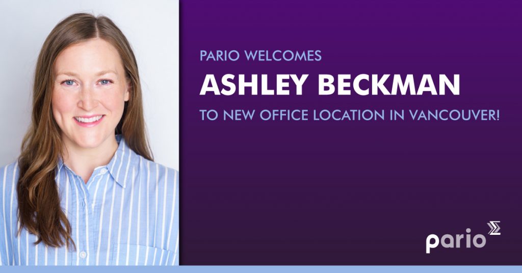 Pario Welcomes Ashley Beckman to New Office Location in Vancouver