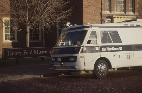 kuralt's "on the road" motorhome at the henry ford museum