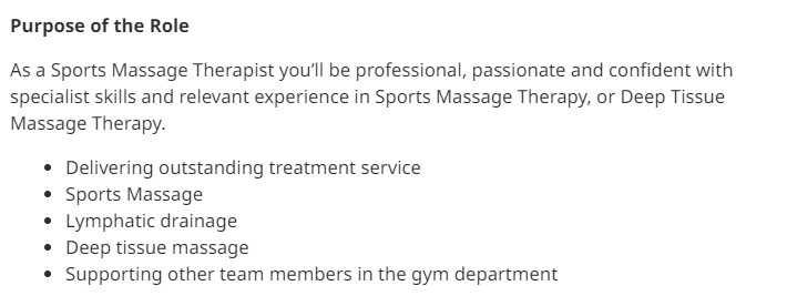 become a sports massage therapist image