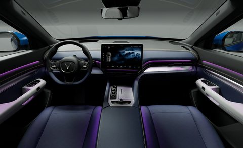 2023 vinfast vf9 suv interior