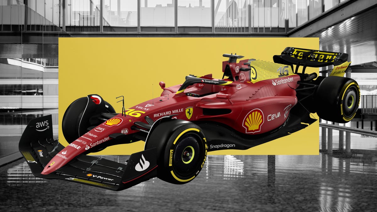 Ferrari Adds Just a Touch of Yellow on Special F1 Livery