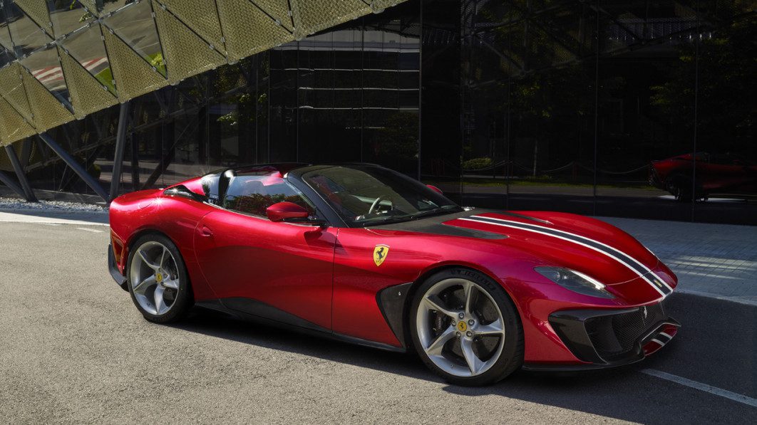 Ferrari SP51 is a V12 roadster with gorgeous paint based on the 812 GTS Spider