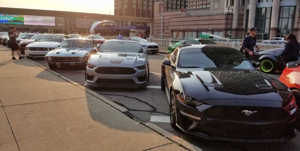 Ford Mustang Fans 'Stampede' in Detroit as Seventh-Gen Car Prepares for Launch