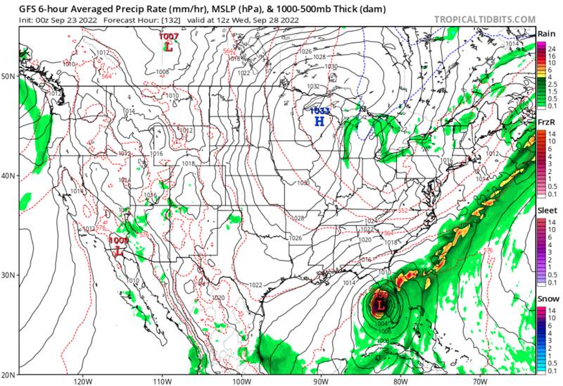 gfs-model-hurricane-hermine-98l