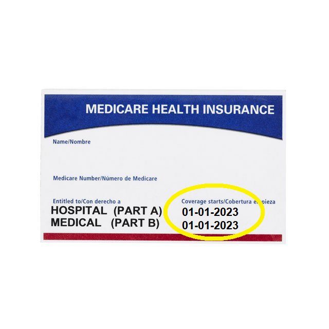 A Medicare card