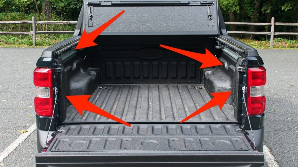 Tour the $35,000 Ford Maverick Lariat's small but wildly functional truck bed