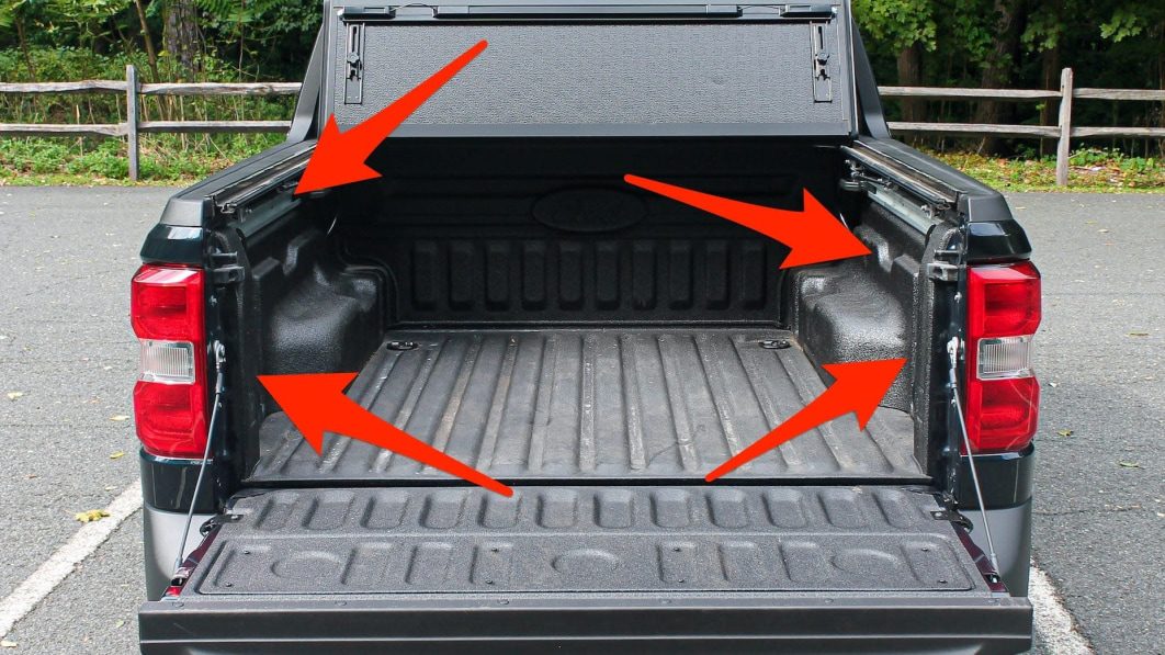 Tour the $35,000 Ford Maverick Lariat's small but wildly functional truck bed