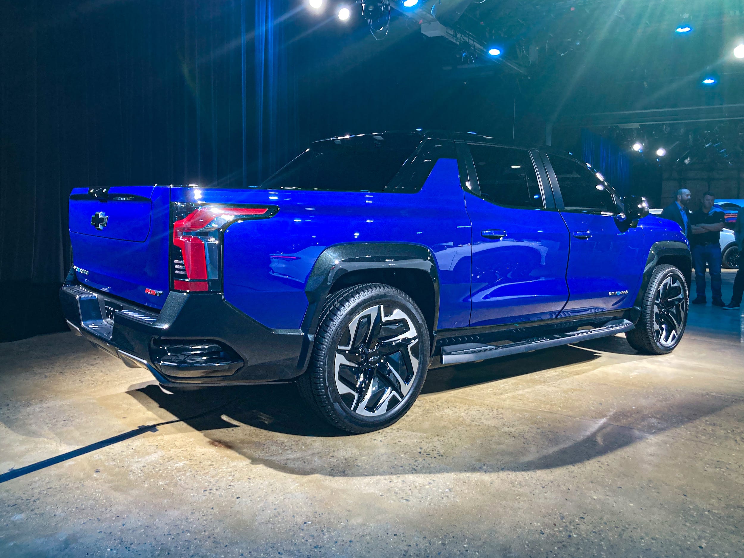 The Chevrolet Silverado EV electric pickup truck.