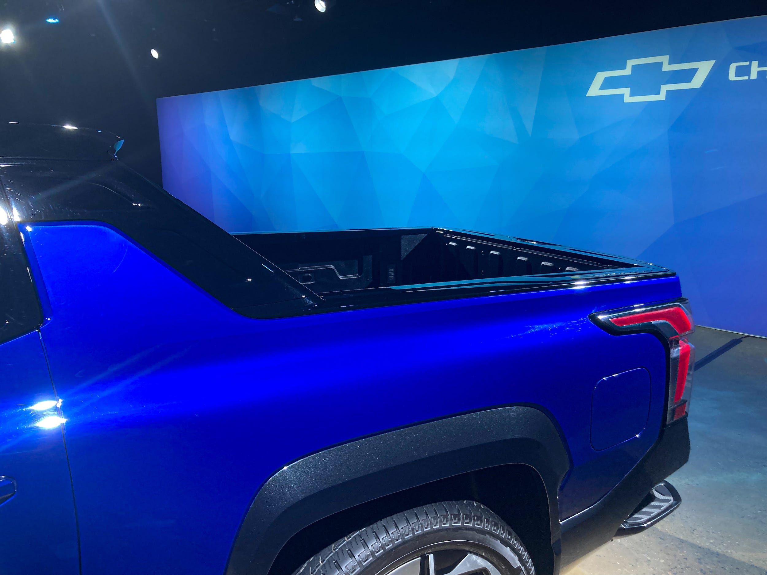 The Chevrolet Silverado EV electric pickup truck.