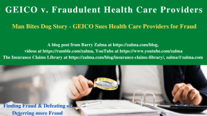 GEICO v. Fraudulent Health Care Providers