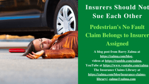 Insurers Should Not Sue Each Other