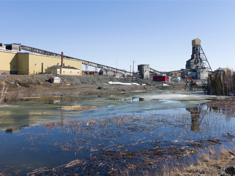 Gold mine in Yellowknife, NWT