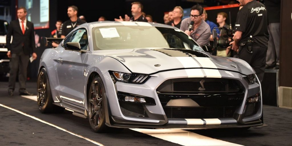 2022 Ford Mustang GT500 Heritage Edition Brings in Seven Figures at Barrett-Jackson